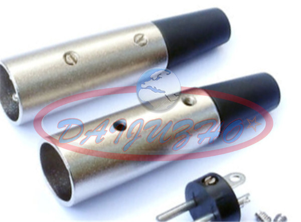 ONE MicrophPatch XLR Male 3-pin Plug Connector NEW