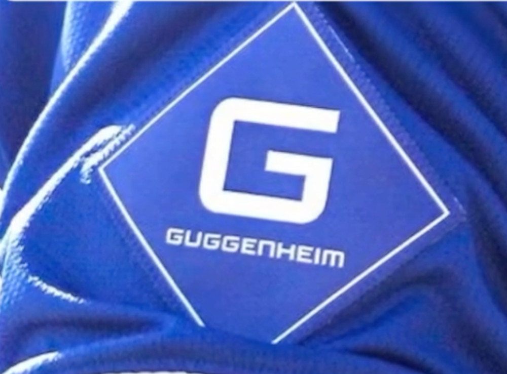 Guggenheim Patch Ad Patch Los Angeles Dodgers Baseball Jersey Patch Ad Patch