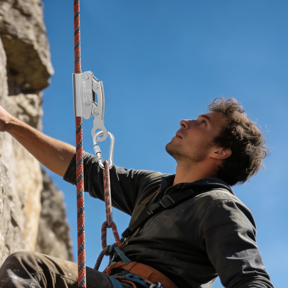 High-Strength Self-Locking Climbing Device for Fall Protection Safety