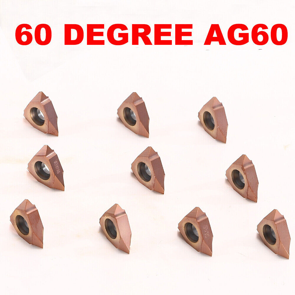 Lathe Threading Inserts Carbide External Threading Vertical 60 Degrees 16VERAG60