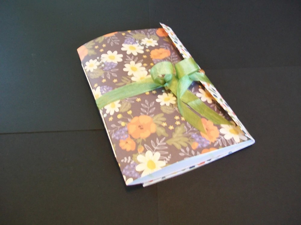 Fall Junk Journal Folio Small Handmade Blank Journal With Ephemera