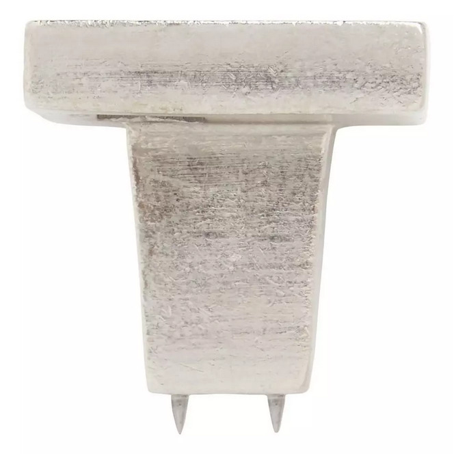 Signature Hardware 2" Bosset Solid Bronze Square Cabinet Knob - White Bronze