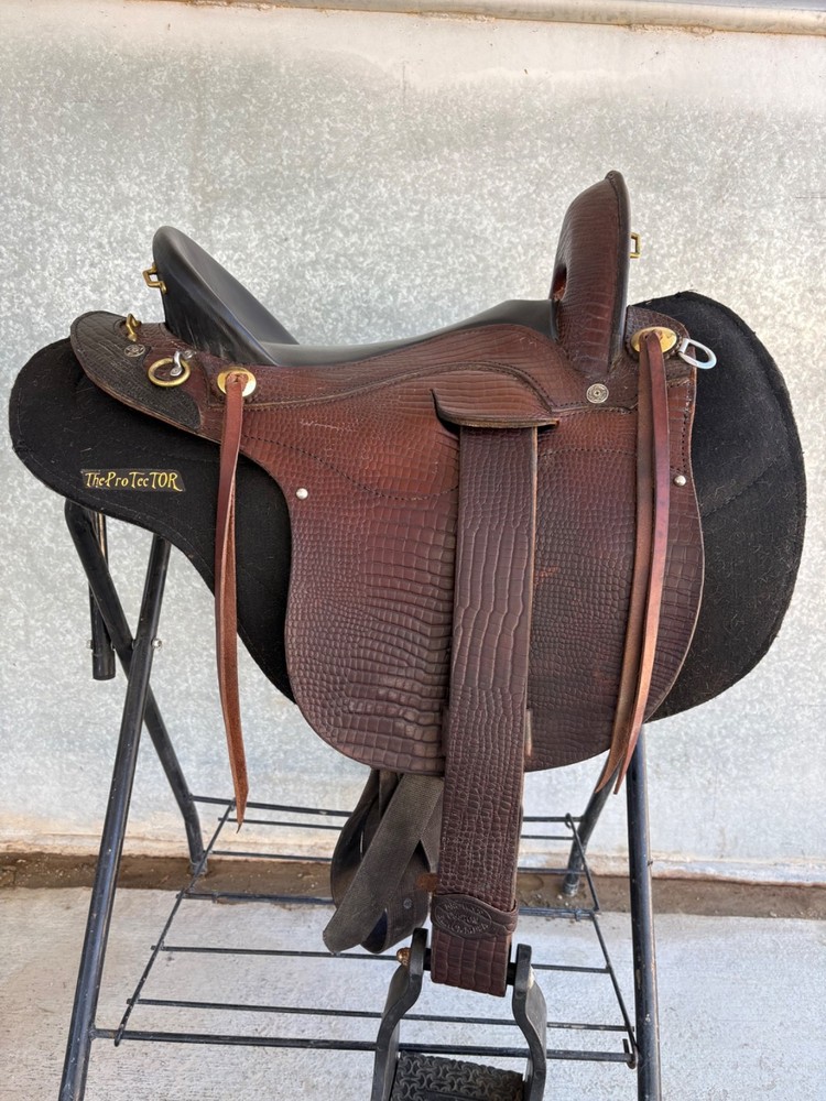 Len Brown Black Mesa Patriot Saddle & Protector Pad
