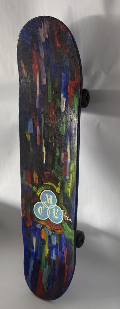 Skateboard (Custom Art) Multicolor Abstract Design