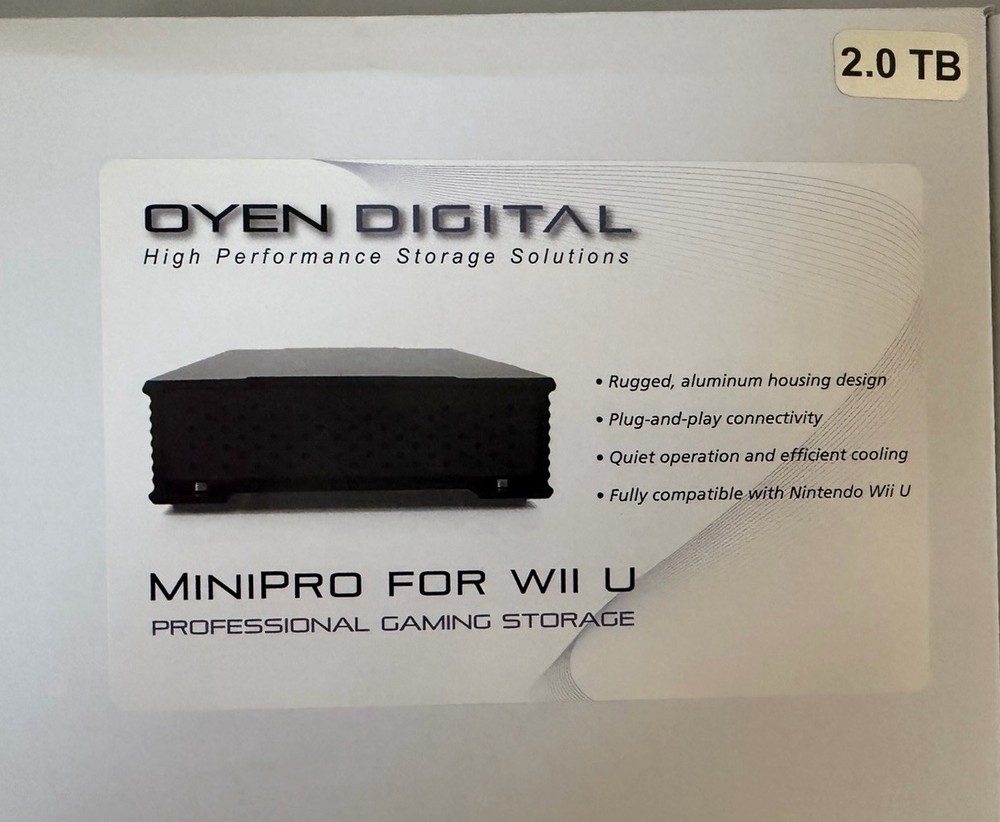 Oyen Digital 2TB Wiiu External Storage