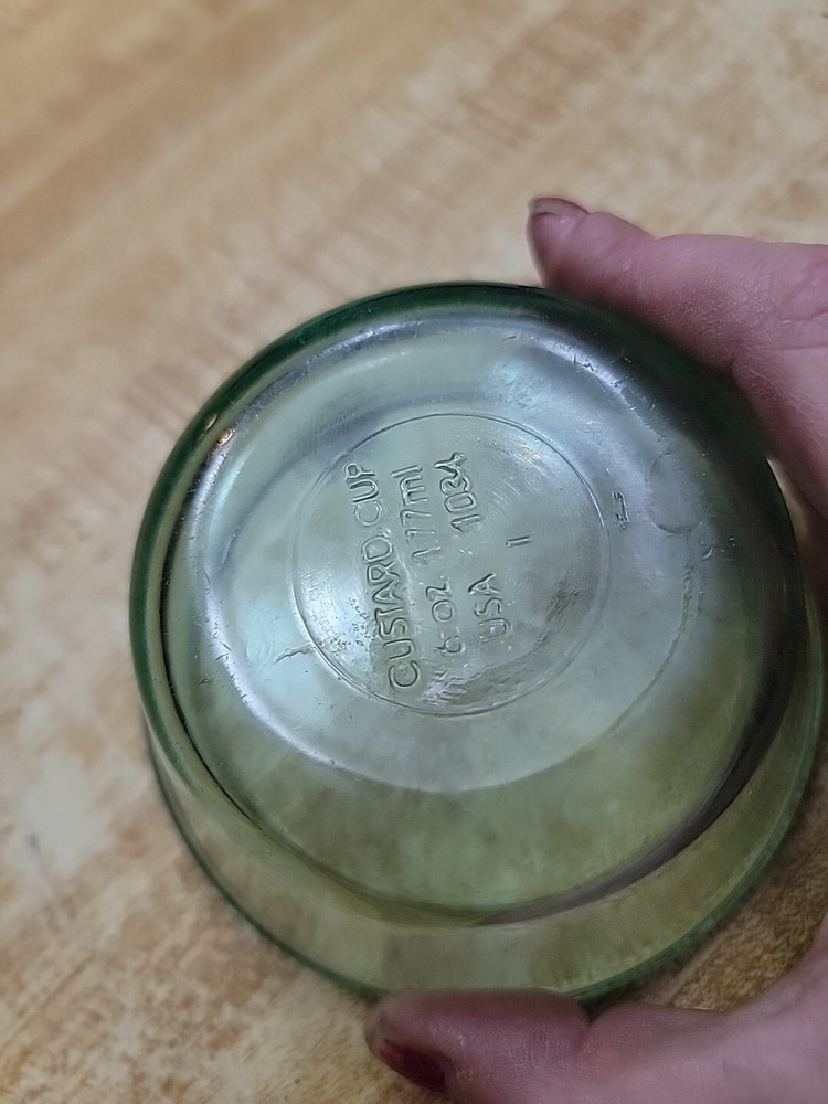 Custard Cup Clear Glass 6 Oz #1034