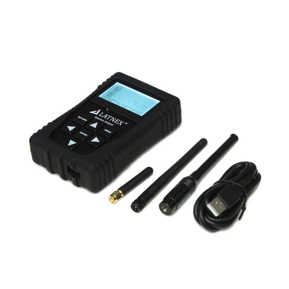 LATNEX SPA-6G Combo RF Explorer and Spectrum Analyzer. Portable Handheld Digi...