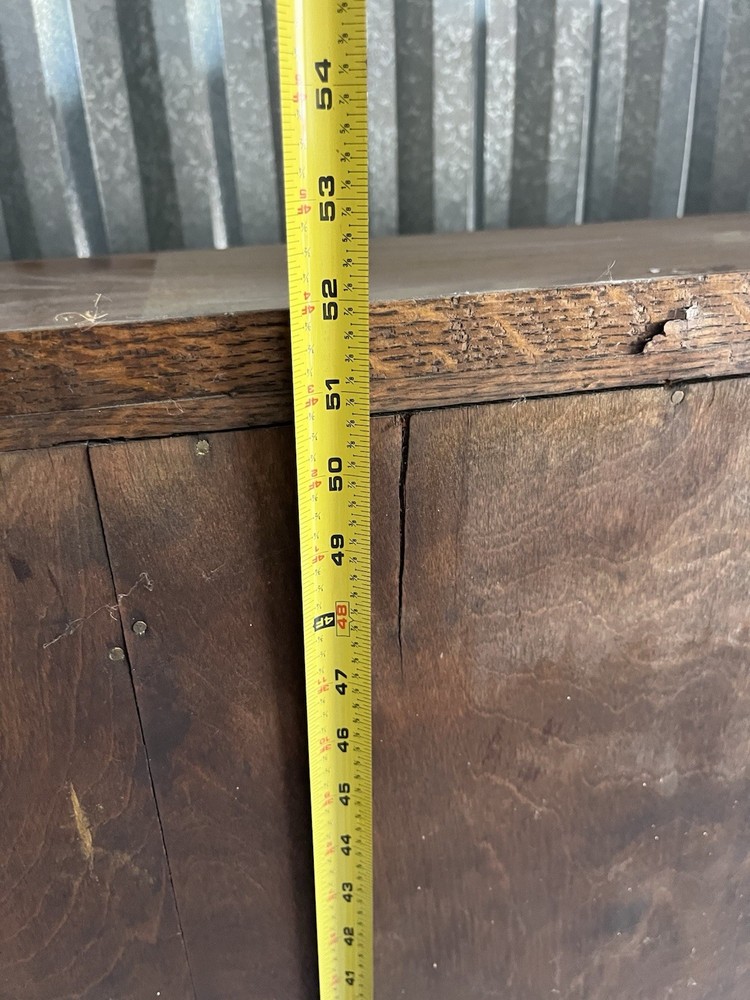Antique Glassed In Bookshelf