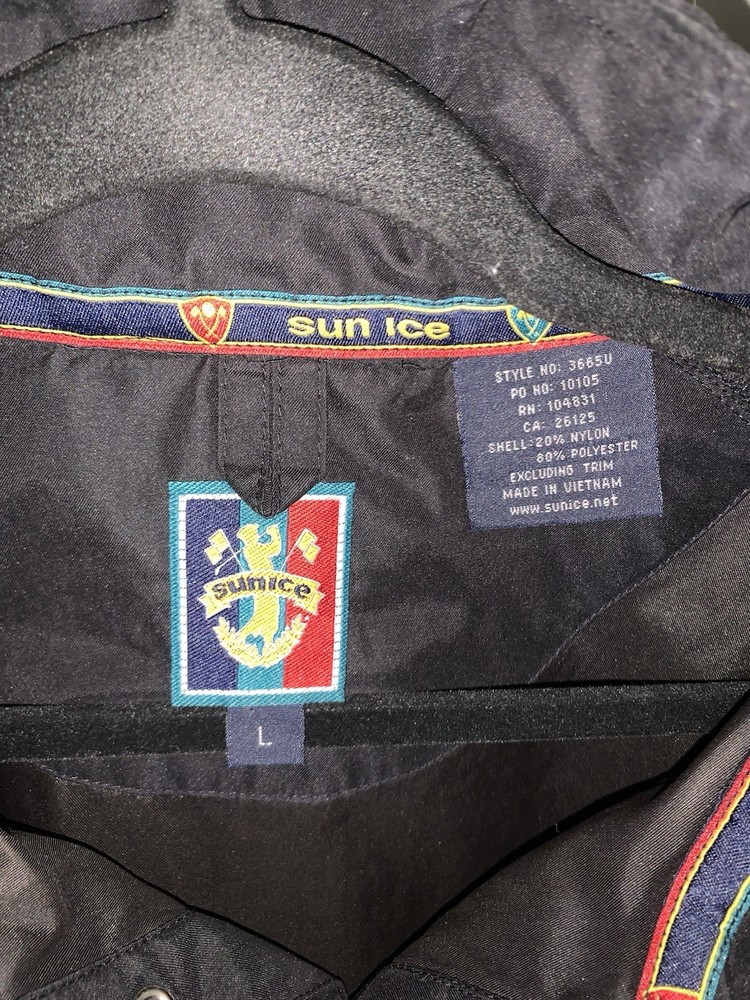 Sunice Black Golf wind jacket Size large
