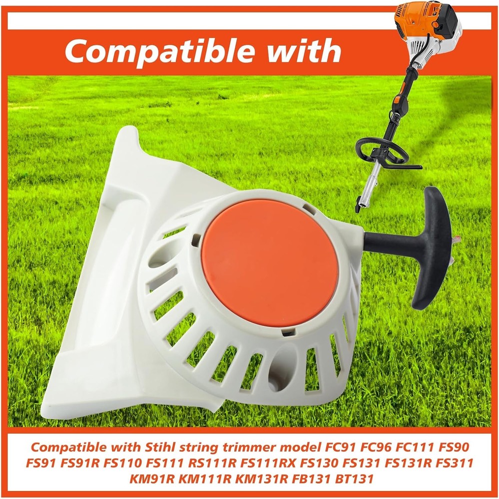 4180 190 4002 Rewind Pull Starter Assembly Replacement for Stihl String...