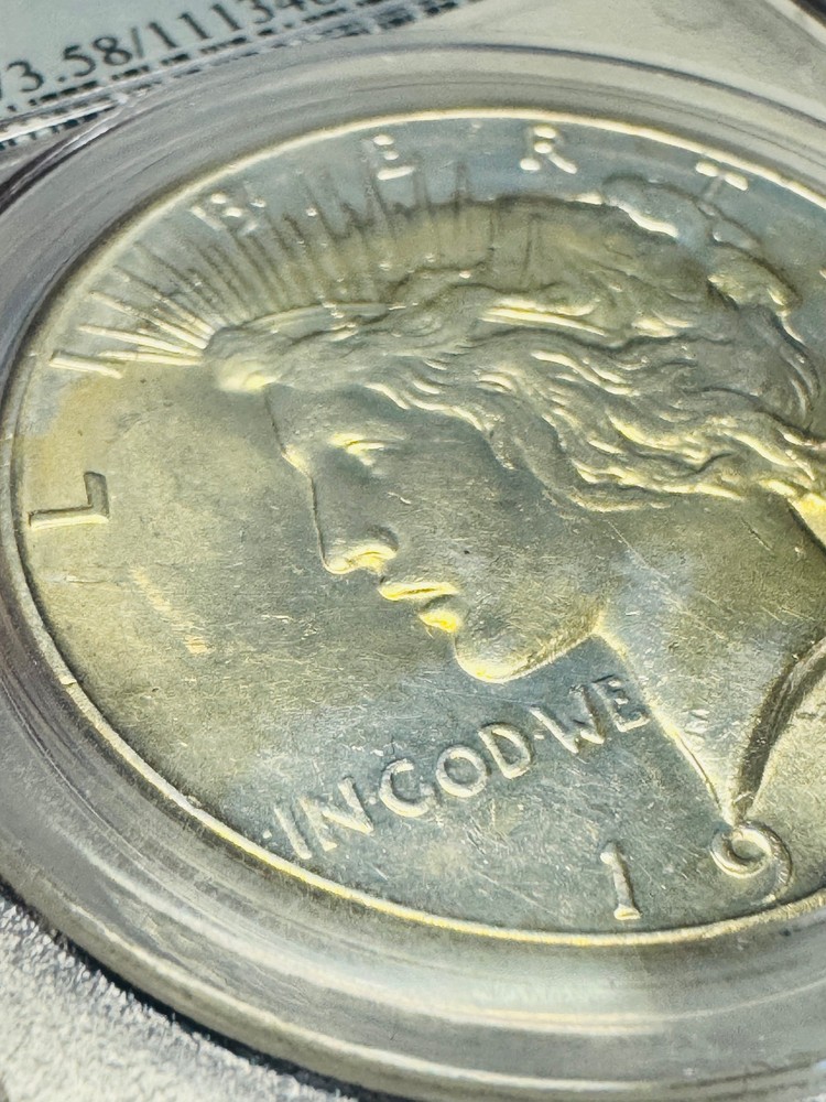 1928 Peace Silver Dollar PCGS AU 58