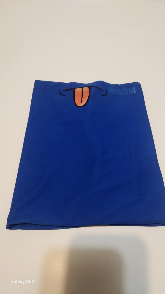 Phunkshun Wear Blue Black Reusable Neck Gaiter