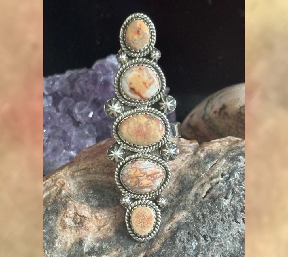 Sediment Jasper Statement Southwestern Sterling Silver Ring