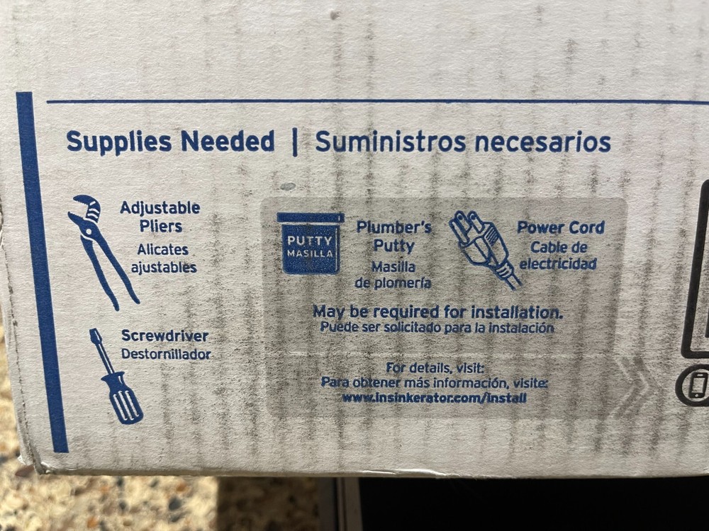 NEW! InSinkErator Evolution XP 3/4 HP Continuous Feed Noise Insulation Disposal