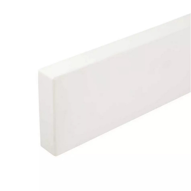SIGNATURE HARDWARE - 25" QUARTZ VANITY BACKSPLASH - 3CM- ARTIC WHITE