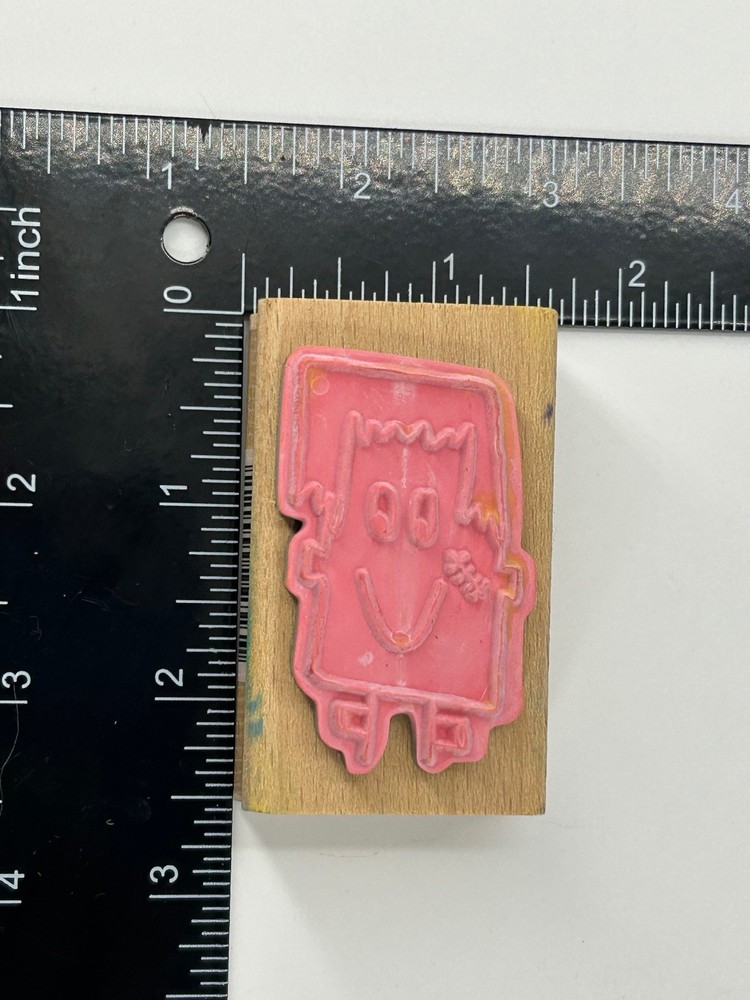 Studio G Cookie Scrap Halloween Rubber Stamp
