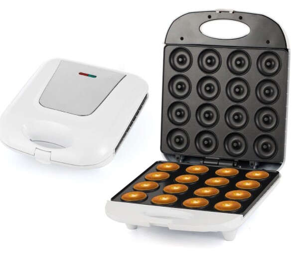 16 hole doughnut machine double-sided heating cake dessert Dim sum bread machine