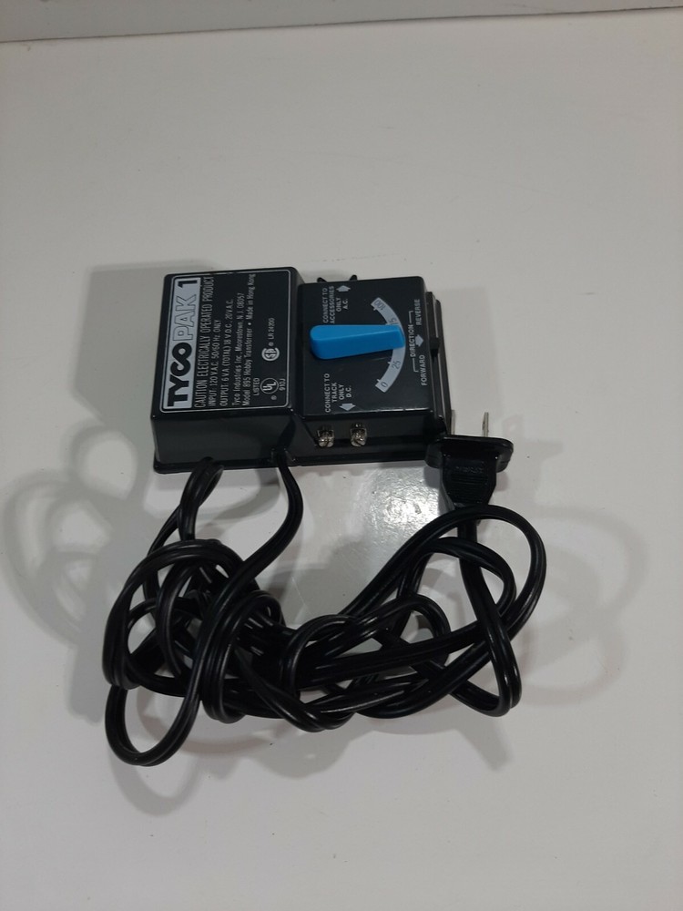 Tyco Pak 1 895 AC/DC HO Scale Model Train Hobby Transformer