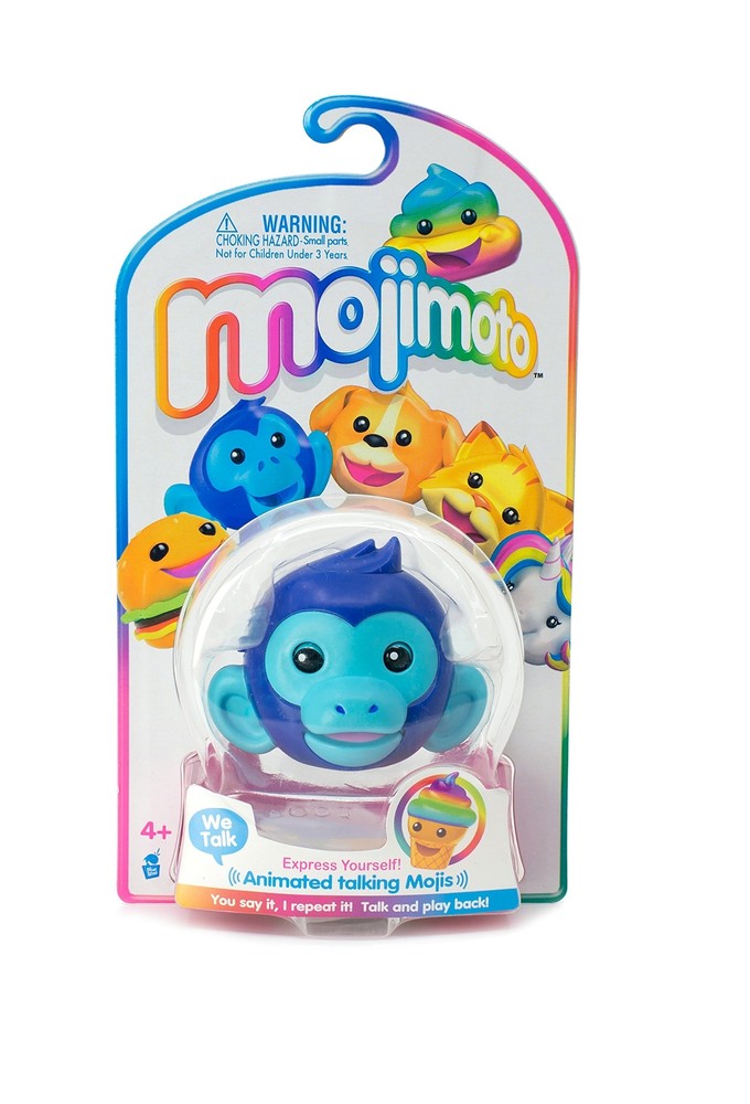 Mojimoto Monkey & Ice Cream Repeating Talk-Back Toy That Records & Repeats