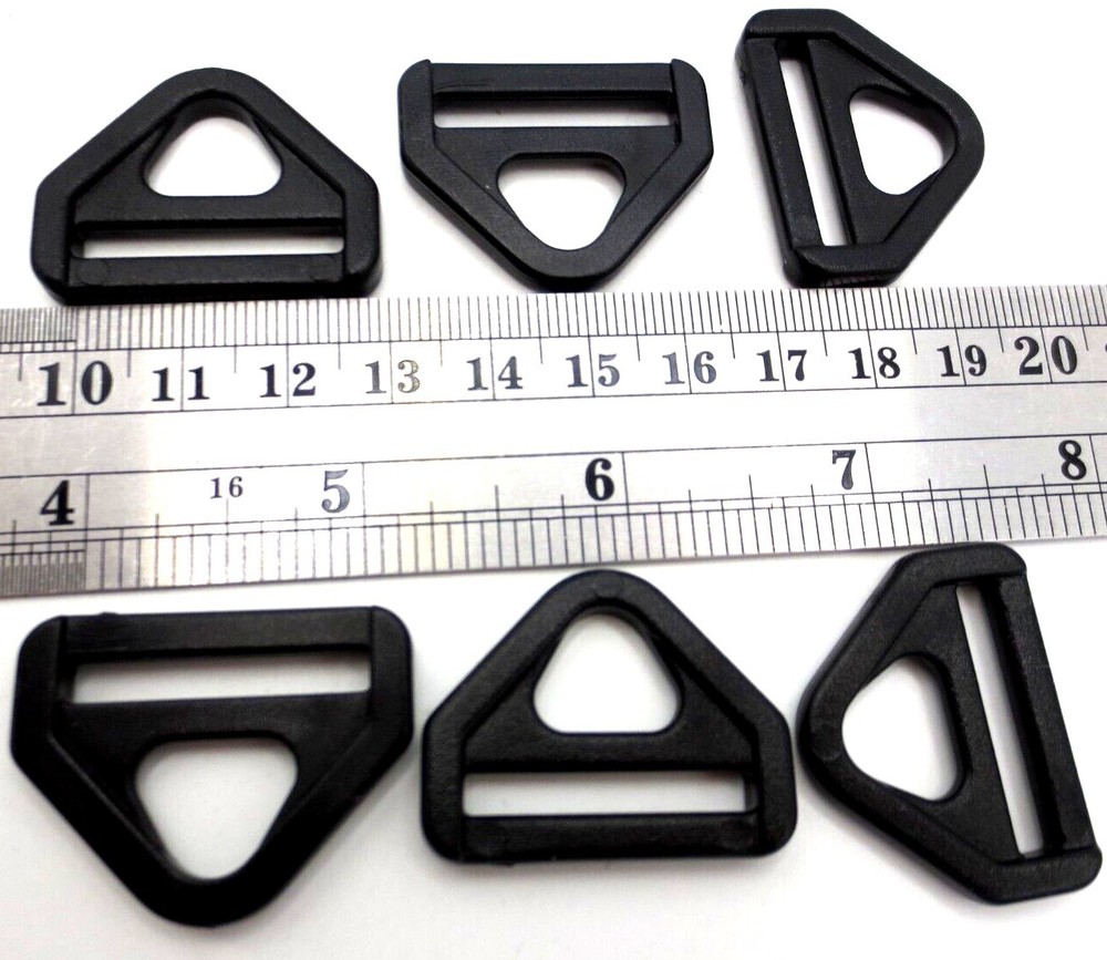 D-Ring Triangle Bar Fits 25mm 1" Webbing Strap For Sling Bag Vest Pack DURABLE!