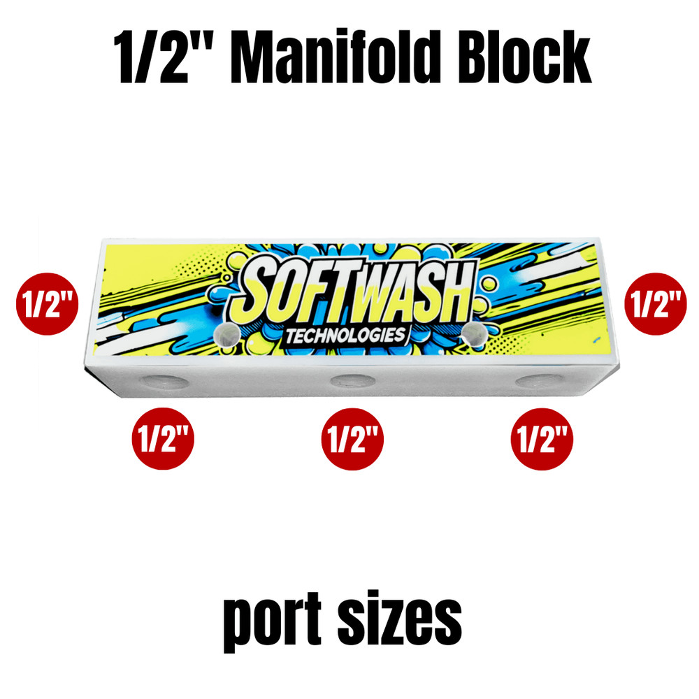 Soft Wash Manifold Block