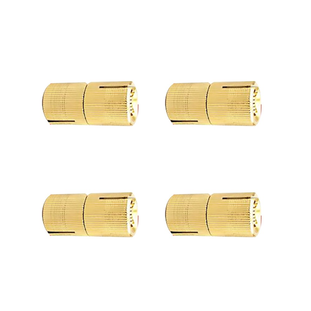 4Pcs Open Angle 180° 12mm Copper Invisible Hidden Hinges For Concealed Worktop e