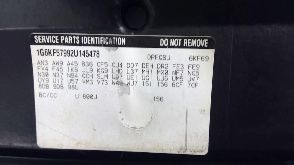 Hood Latch Fits 02 Deville 3826673