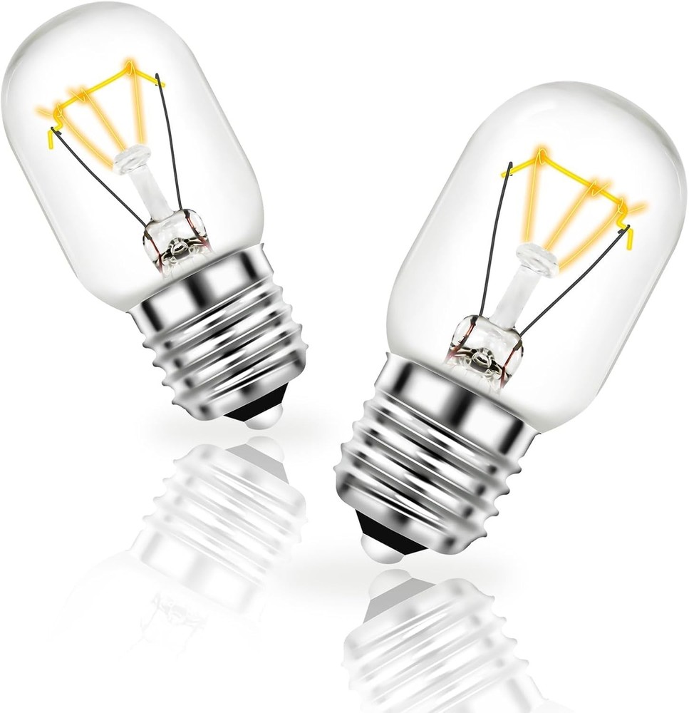 Microwave Light Bulb 40W 125V Under Hood Light Bulb E17 Base Tungsten Light