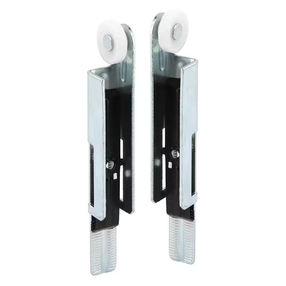 Steel, Frame Mount, Closet Door Roller Set