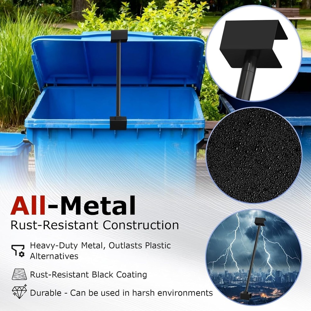 NEW Adjustable 18-30" Trash Can Lid Holder B19