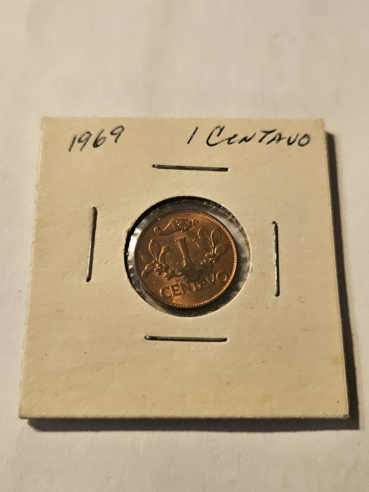1969 Columbia 1 Centavo Coin