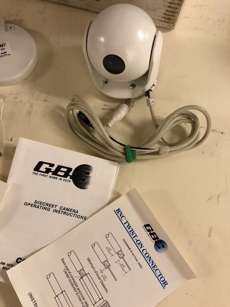 CBC BC-450 CCTV Color Dome Camera w/ Mount Bracket Open Box