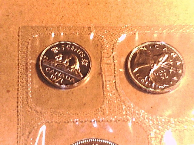 CANADA 1971 Mint coin set UNC