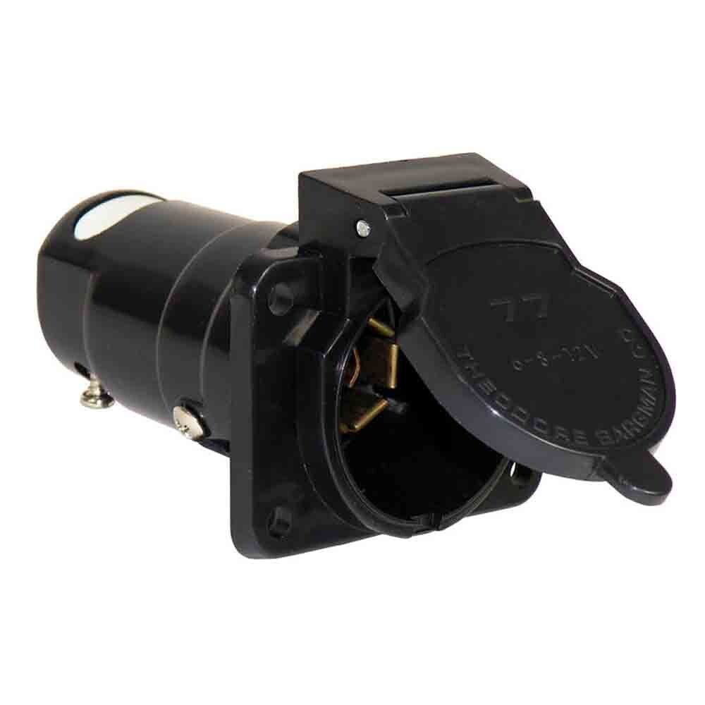 Bargman 7-Way Plastic RV Style Socket (77-S)