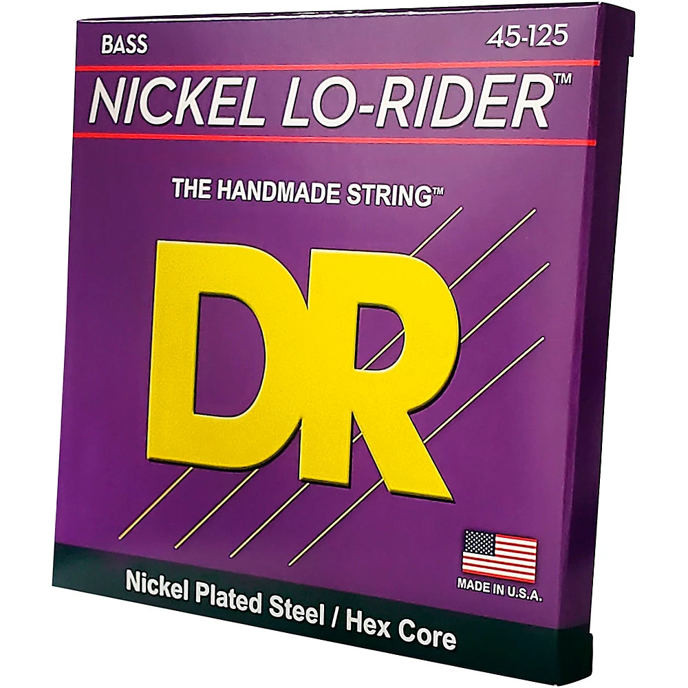 DR Strings Nickel Medium Lo-Riders 5-String Bass Strings