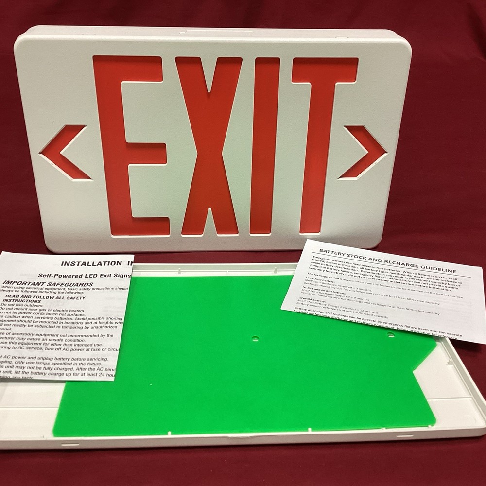 MULE UX-B-W LED EXIT SIGN