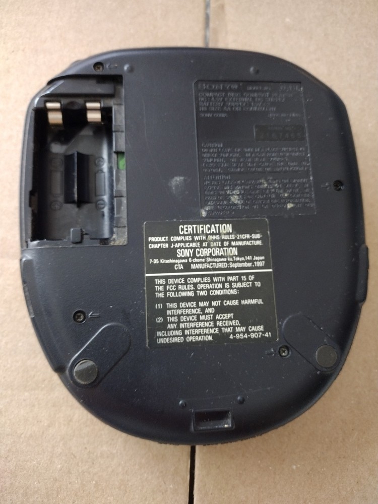 Sony Discman Bass Boost D-151