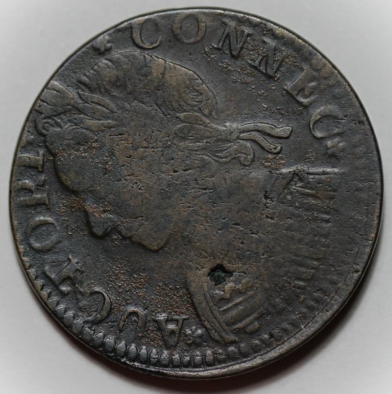 1787 Connecticut Colonial Copper - Mailed Bust Left