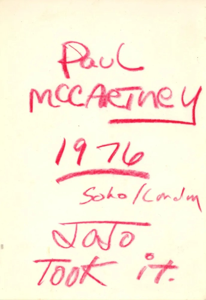 Paul McCarteny snapshot 1976
