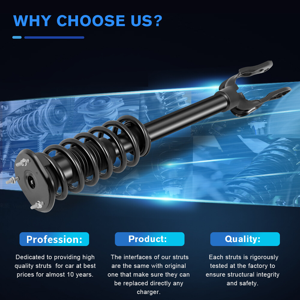 For 2011-2015 Dodge Durango Front Pair Complete Struts Spring and Mount Kits