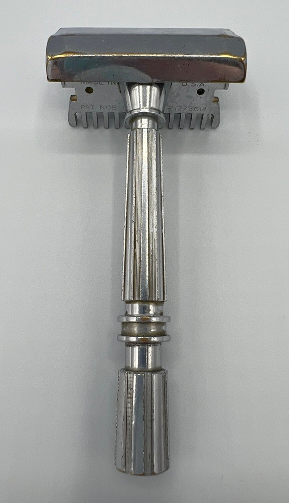 GEM Micromatic Open Comb Vintage Single Edge Safety Razor