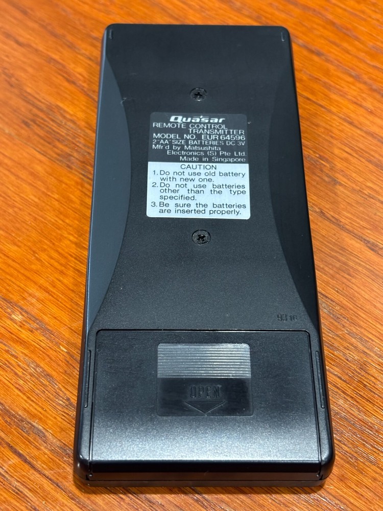 Quasar Remote Control Transmitter - Model: EUR 64596