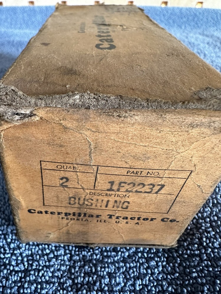 Antique Caterpillar Tractor Brass Bushing in original Box
