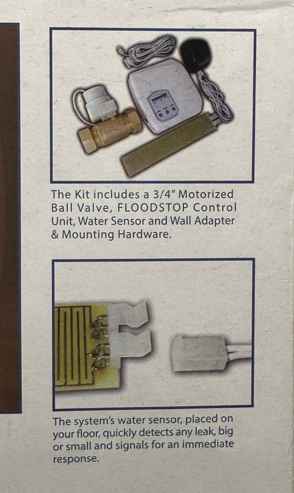 NEW FloodStop™ Onsite Pro 3/4" DIY Automatic Valve for Water Heater FS 3/4-C