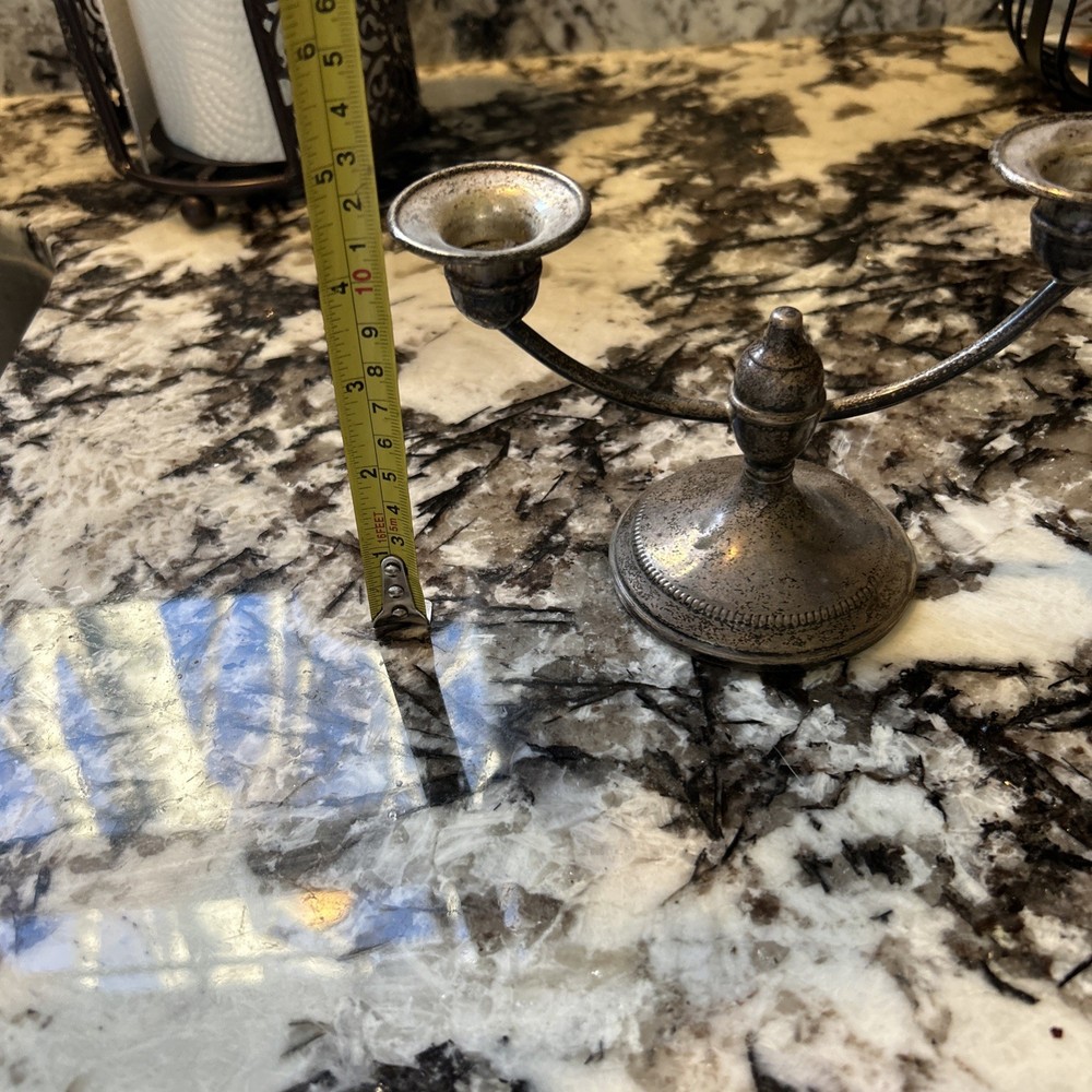 sterling silver candle holder
