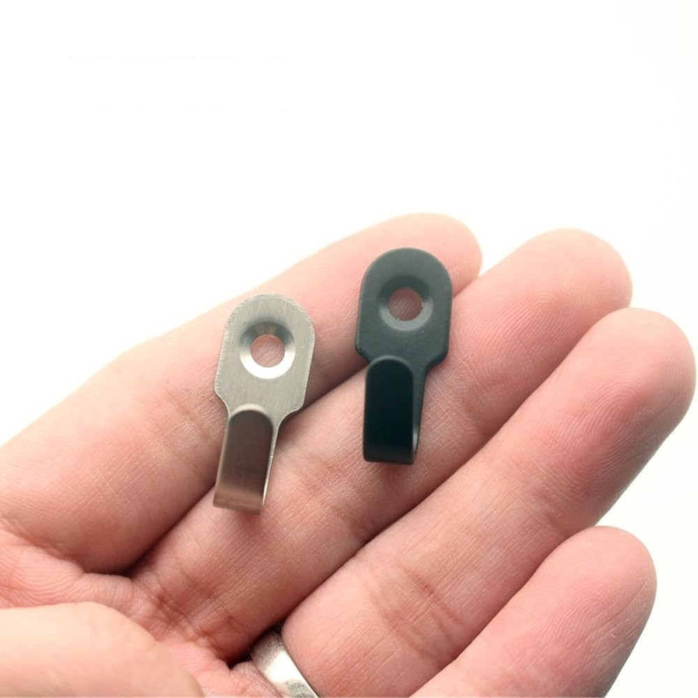 10 Pack Screws Mount Wall Hook Cabinet Mounted Mini Hook Storage Organizer Ha...