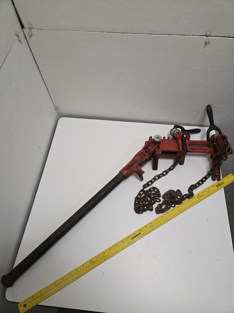 Ridgid C-1070 Chain Vise Soil Pipe Wrench With Handle