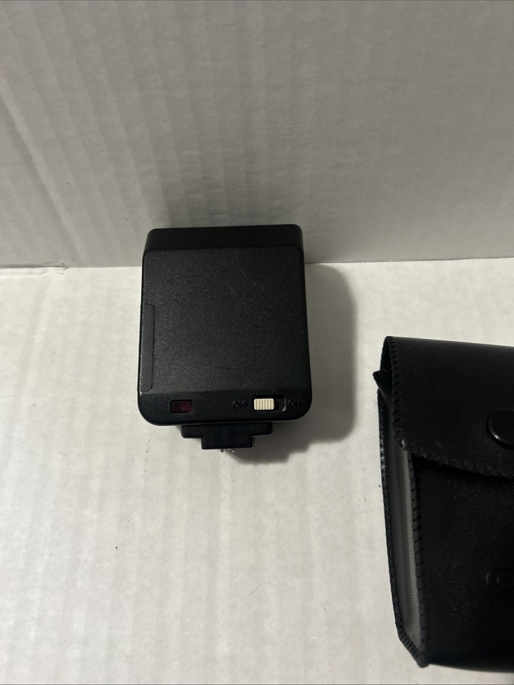 Canon Speedlite 244T Flash w/ Case WORKING TESTED