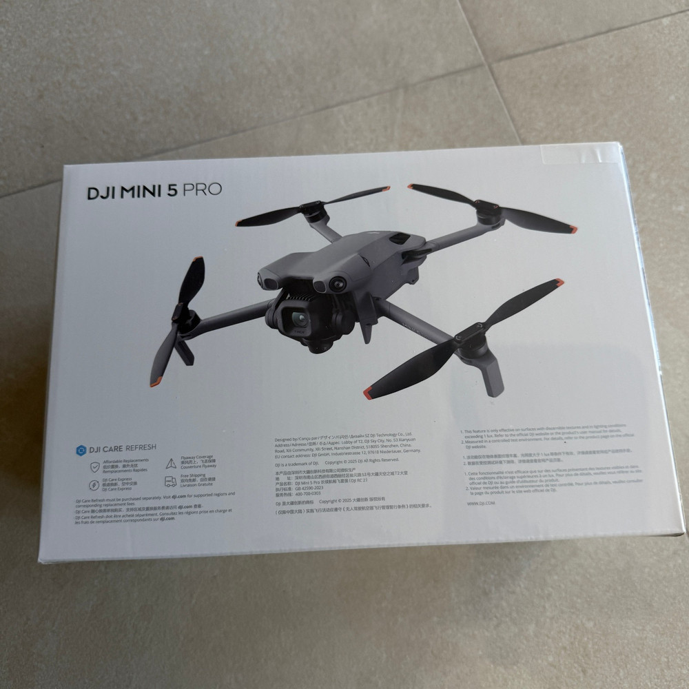 DJI Mini 5 Pro Fly More Combo Plus RC2 Controller 3 Batteries 4K Drone