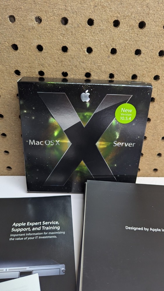 Apple Mac OS X Version 10.5.4 Leopard Server Unlimited Client License & Key